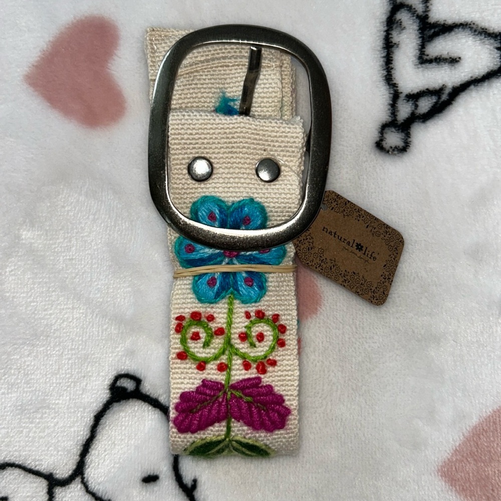 Natural Life Floral Belt